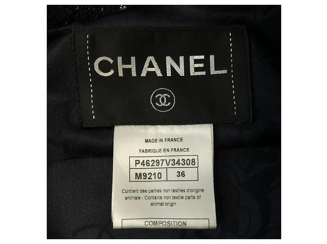 Timeless Chaqueta de punto Chanel Azul Azul marino - vista 4
