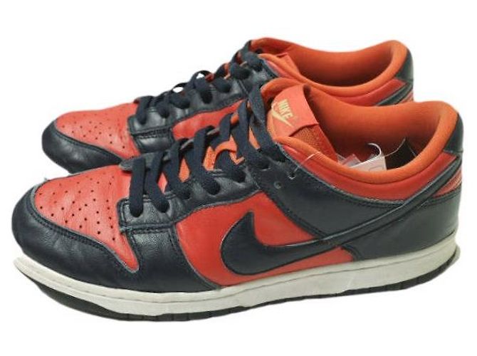 Autre Marque Nike Dunk Low SP Leder Sneaker Orange Marineblau - Ansicht 2
