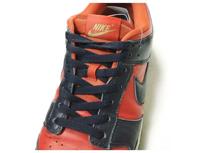 Autre Marque Nike Dunk Low SP Leder Sneaker Orange Marineblau - Ansicht 6