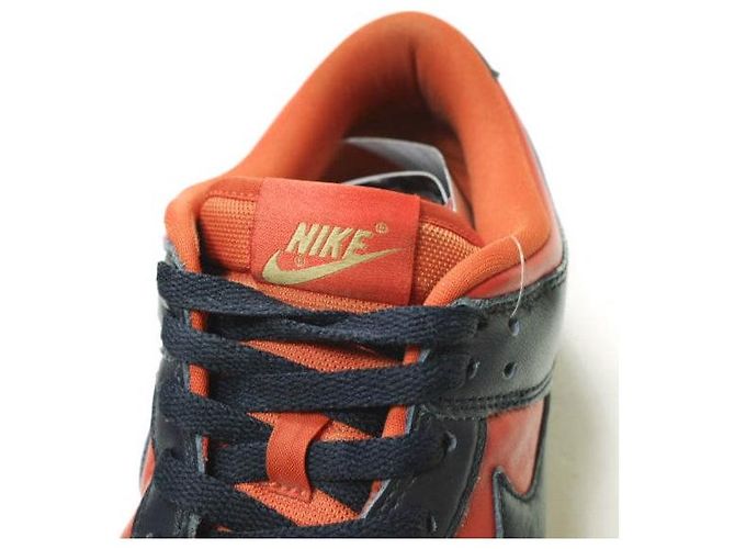 Autre Marque Nike Dunk Low SP Leder Sneaker Orange Marineblau - Ansicht 7