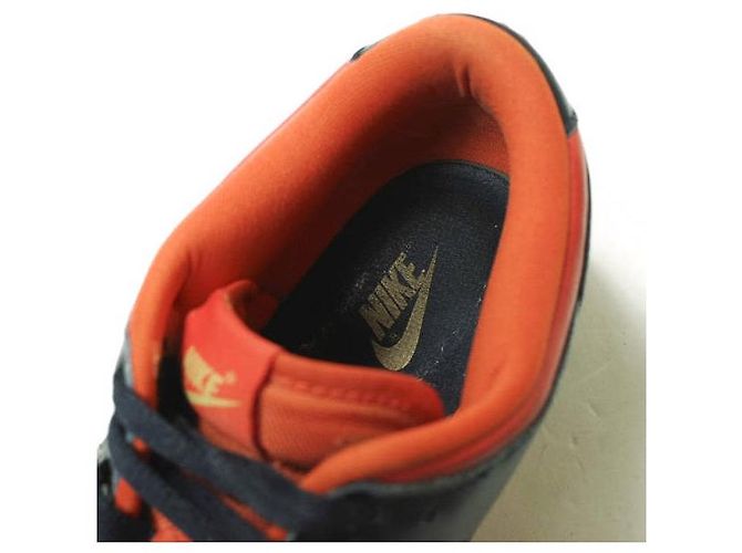 Autre Marque Nike Dunk Low SP Leder Sneaker Orange Marineblau - Ansicht 8