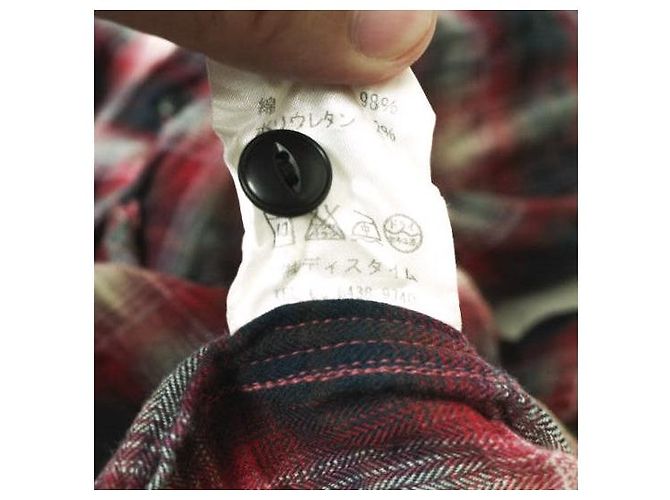 Autre Marque Camicia in misto cotone stropicciato Niche a maniche tre quarti Rosso - vista 7