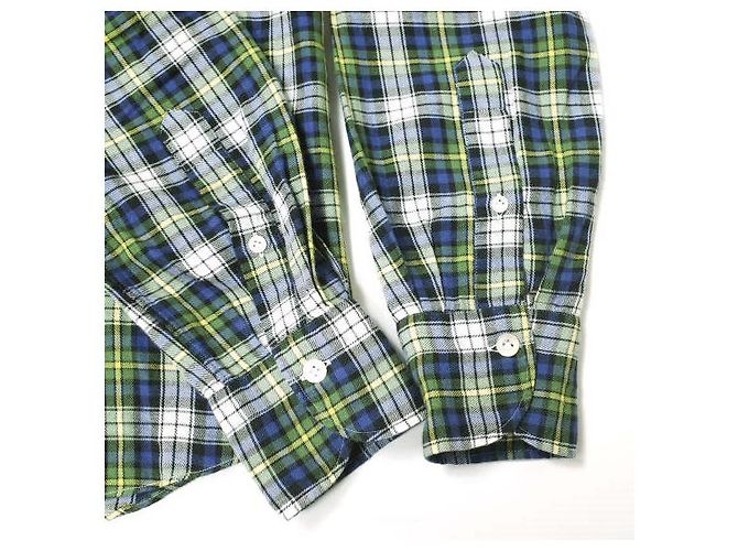 Autre Marque Camisa de algodón Giannetto Verde - vista 5