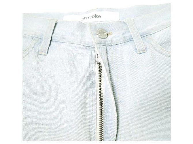 Autre Marque Pantaloni in denim e similpelle PROVOKE Beige - vista 7