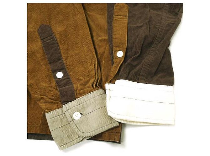 Autre Marque HEMD MOJITO ABSINTH SHIRTS Bar2.0 Corduroy Shirt Braun - Ansicht 4