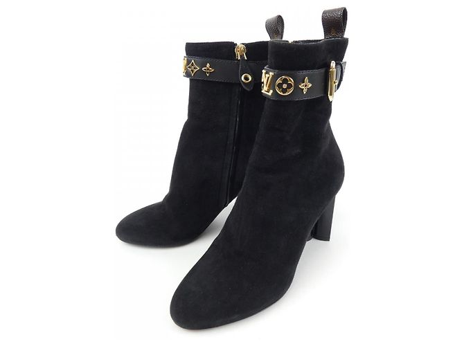 Louis Vuitton Silhouette Boots Schwarz - Ansicht 3