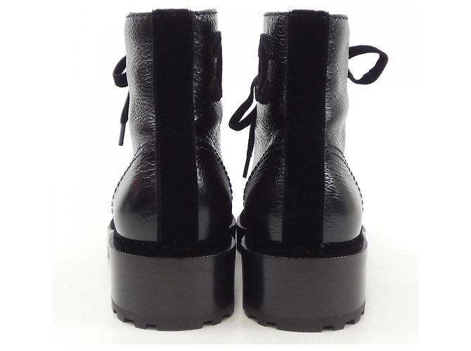 Timeless Stivali in pelle di vitello lucida Chanel Nero - vista 5
