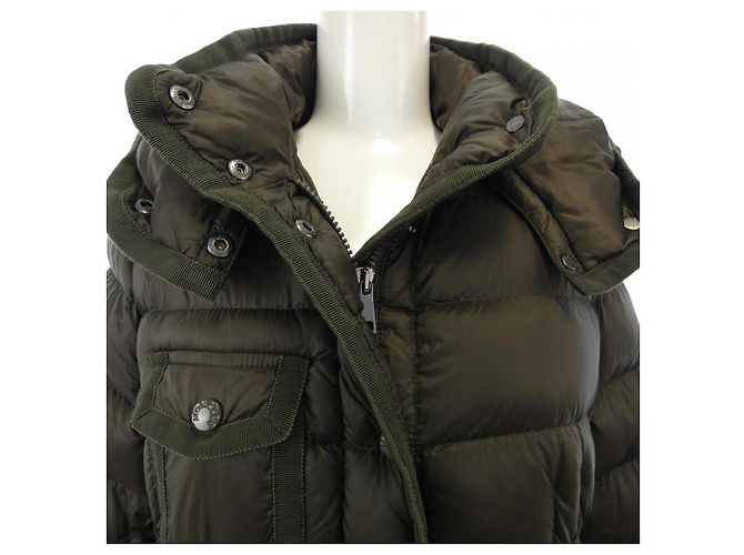 Abrigo de plumón Moncler HERMINE Verde Caqui - vista 6
