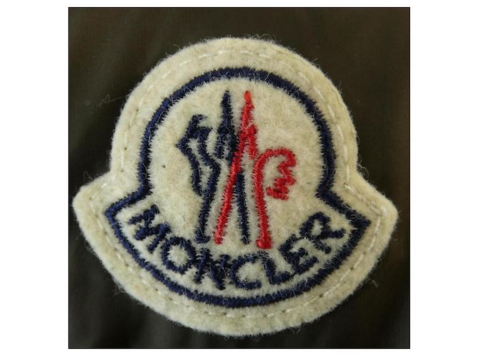 Abrigo de plumón Moncler HERMINE Verde Caqui - vista 8