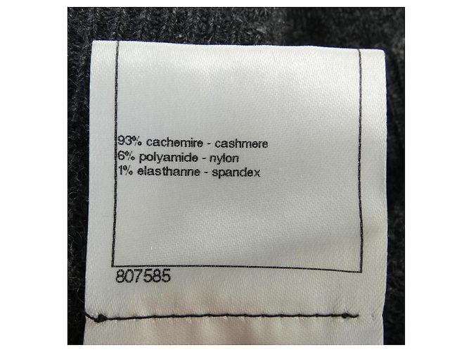 Timeless Chanel Cashmere-Kleid Braun - Ansicht 3