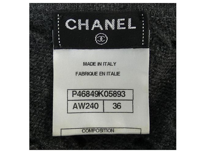 Timeless Chanel Cashmere-Kleid Braun - Ansicht 4