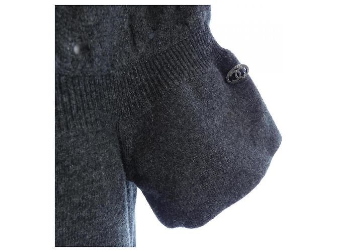 Timeless Chanel Cashmere-Kleid Braun - Ansicht 6