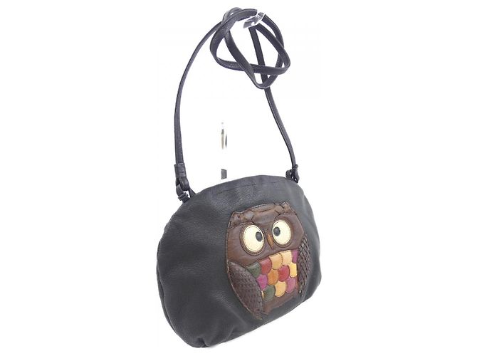Autre Marque Borsa in pelle IBIZA Nero - vista 2