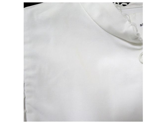 Autre Marque Camicetta con maniche a sbuffo Shirocon Puff Sleeve Bosom Blouse Bianco - vista 10