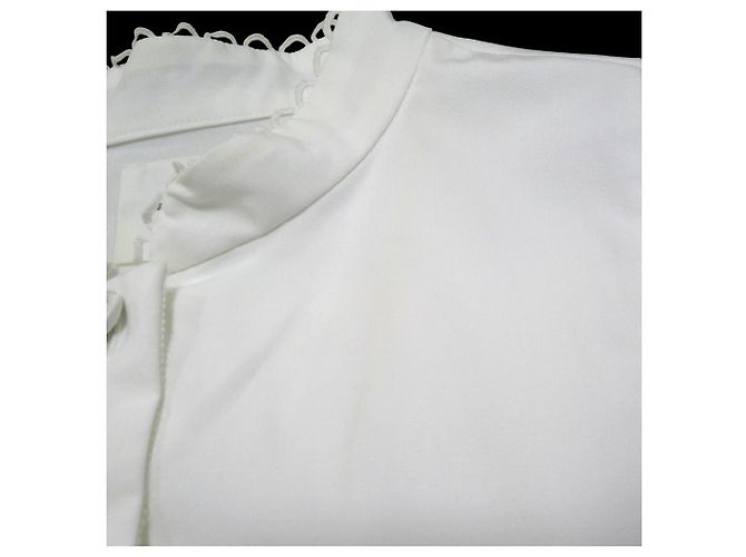 Autre Marque Camicetta con maniche a sbuffo Shirocon Puff Sleeve Bosom Blouse Bianco - vista 11