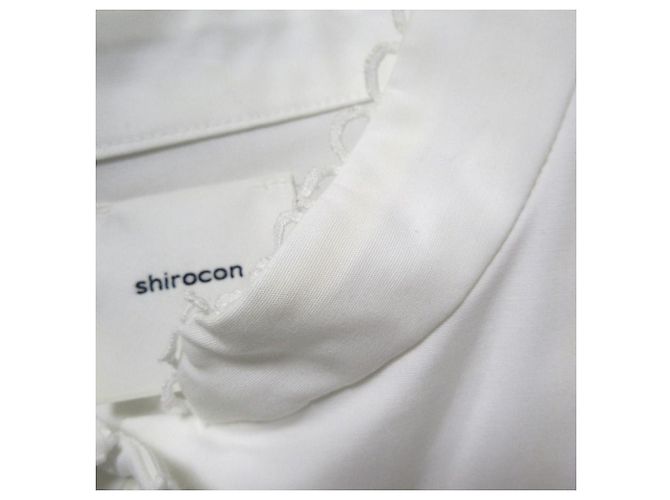 Autre Marque Camicetta con maniche a sbuffo Shirocon Puff Sleeve Bosom Blouse Bianco - vista 12