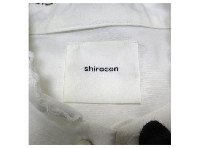 Autre Marque Camicetta con maniche a sbuffo Shirocon Puff Sleeve Bosom Blouse Bianco - vista 7