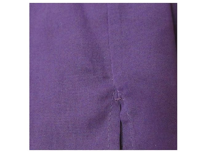 Autre Marque Blusa de algodón con pespuntes Drawer Púrpura - vista 10