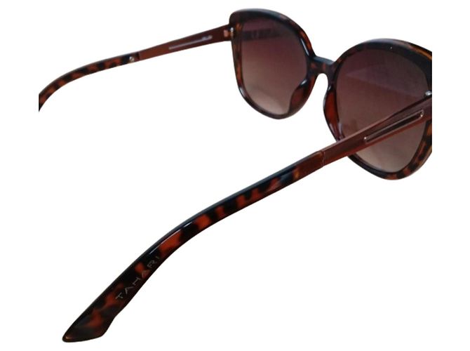 Elie Tahari Tahari Gafas de sol ojo de gato carey Castaño - vista 4
