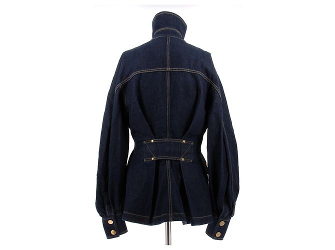 Chaqueta vaquera azul Zimmermann de algodón - vista 2