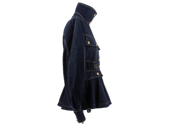Chaqueta vaquera azul Zimmermann de algodón - vista 3