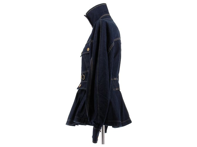 Chaqueta vaquera azul Zimmermann de algodón - vista 4
