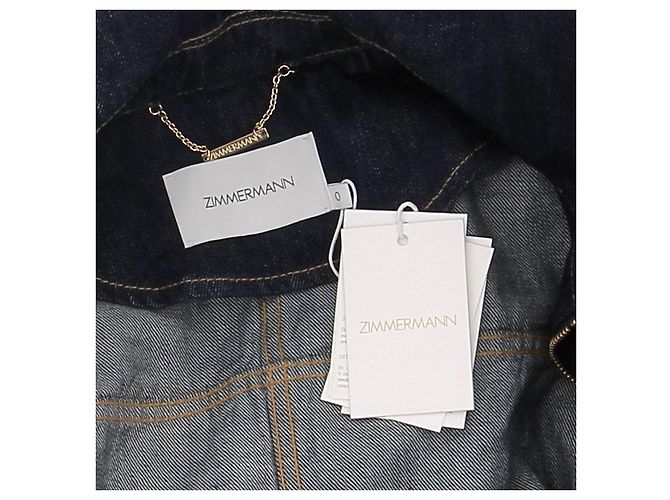 Chaqueta vaquera azul Zimmermann de algodón - vista 6