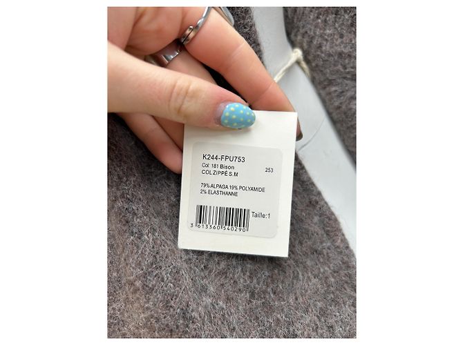 Autre Marque Jersey sin mangas marrón Castaño - vista 7