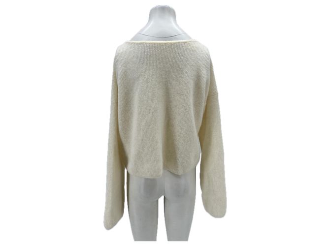 SéZane weißer Wollcardigan XL - Ansicht 2