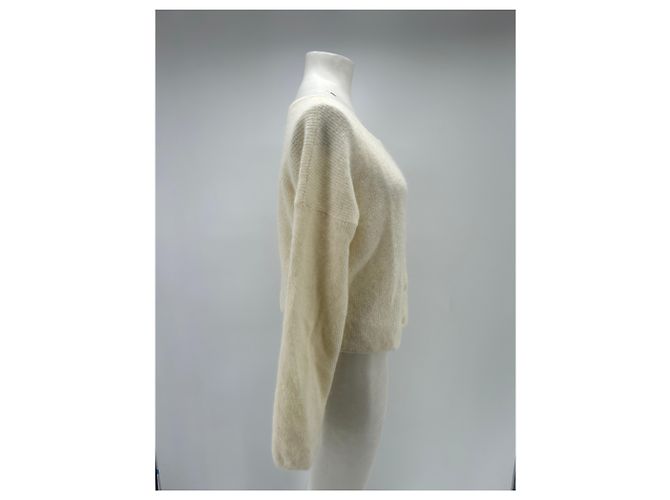 SéZane weißer Wollcardigan XL - Ansicht 3