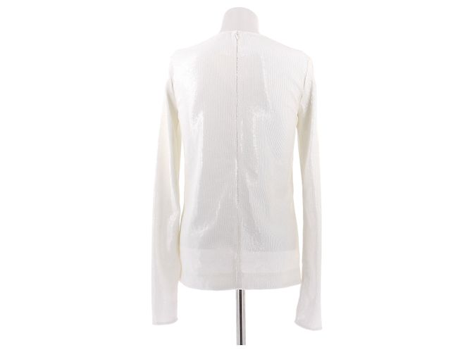 Top de lentejuelas blanco Totême - vista 2