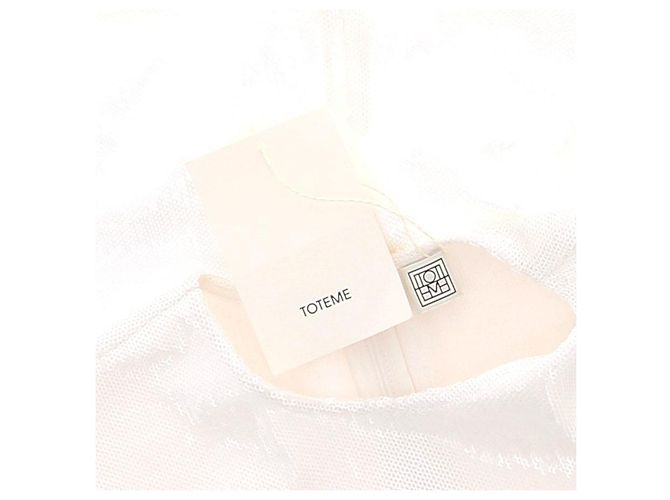 Top de lentejuelas blanco Totême - vista 6