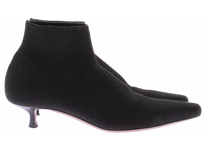 Autre Marque Schwarze Leder Stiefeletten NEOUS Größe 37 - Ansicht 2