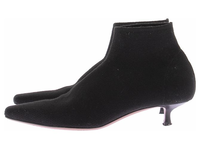 Autre Marque Schwarze Leder Stiefeletten NEOUS Größe 37 - Ansicht 3