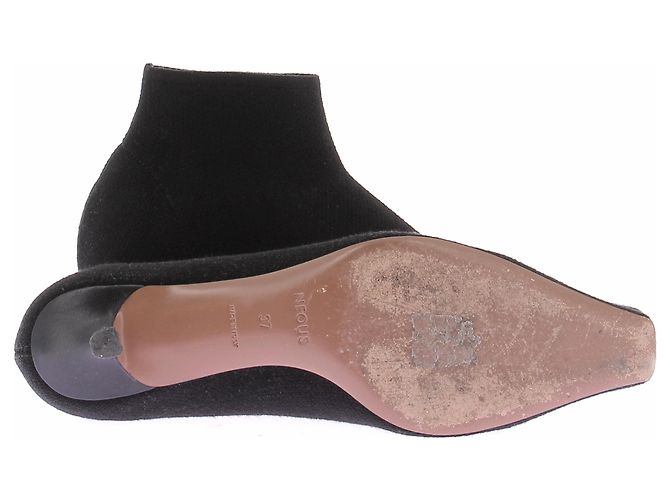 Autre Marque Schwarze Leder Stiefeletten NEOUS Größe 37 - Ansicht 7