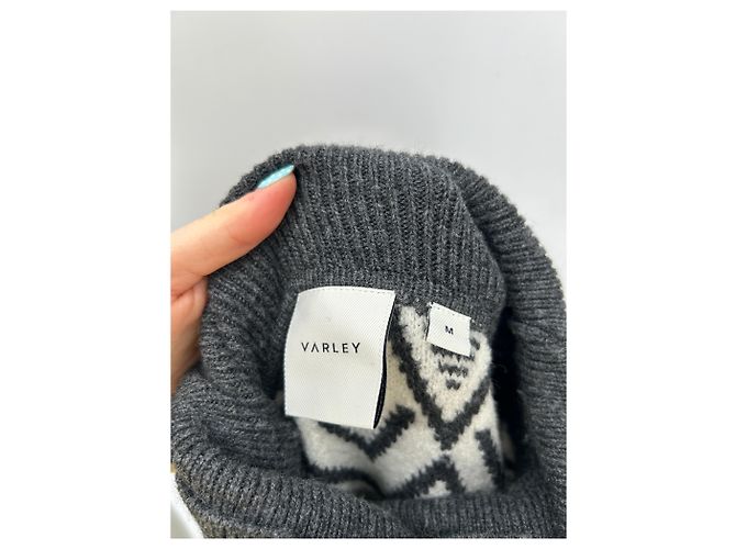 Autre Marque Pull col montant gris - vue 5