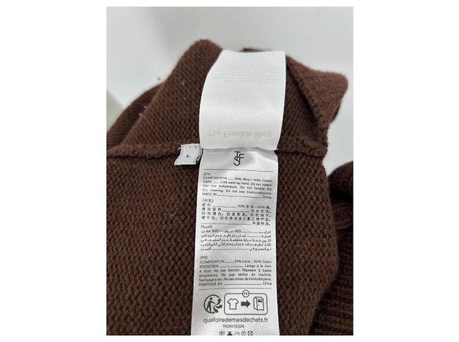 Autre Marque Pull col roulé marron - vue 7