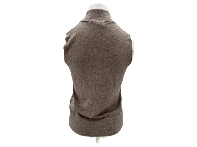 Autre Marque Jersey sin mangas marrón Castaño - vista 2