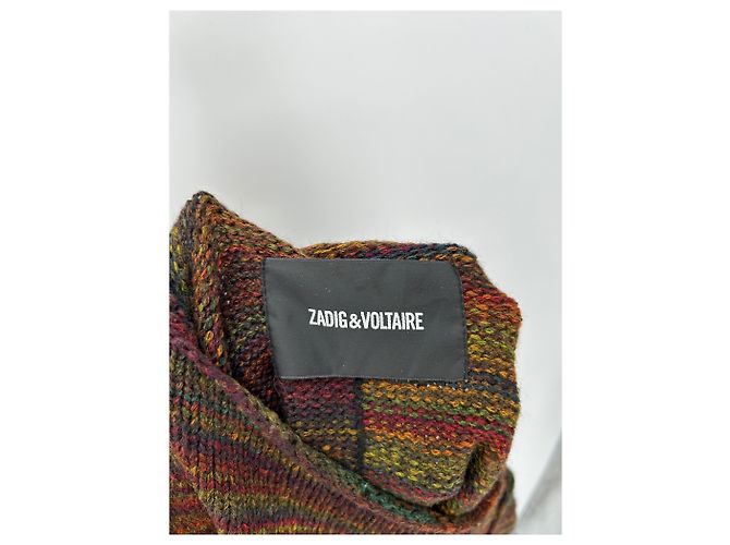 Zadig & Voltaire Multicolor Wool Sweater Brown - view 5