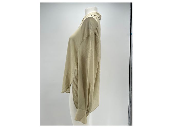 Autre Marque Camicia beige THE FRANKIE SHOP M - vista 3