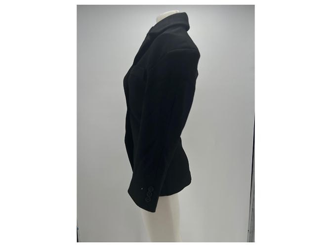 Autre Marque Schwarzer Blazer aus Polyester XS - Ansicht 3
