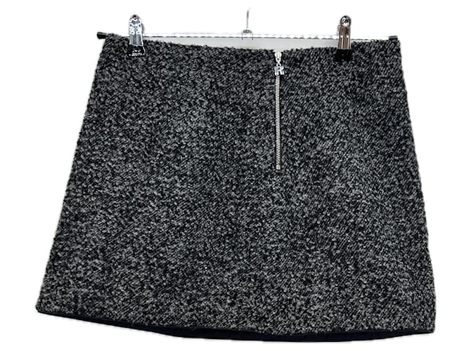 Rotate Falda gris con cremallera - vista 2