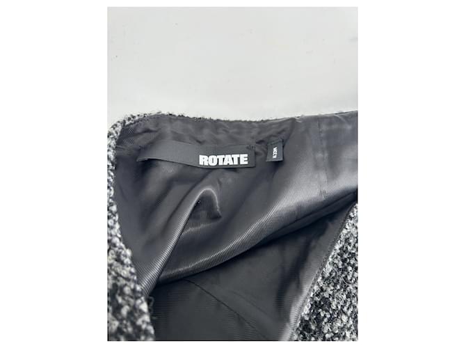 Rotate Falda gris con cremallera - vista 3