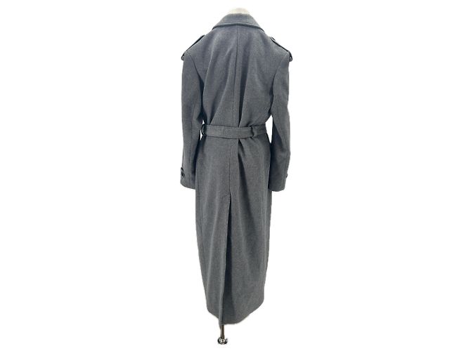 Autre Marque Abrigo largo de lana gris BAZILIKA - vista 2