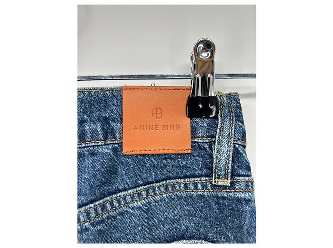 Anine Bing Blue Cotton Jeans 36 - view 5