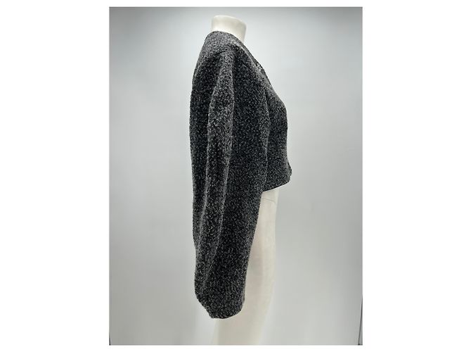 Rotate Jacke aus Wolle Grau - Ansicht 4