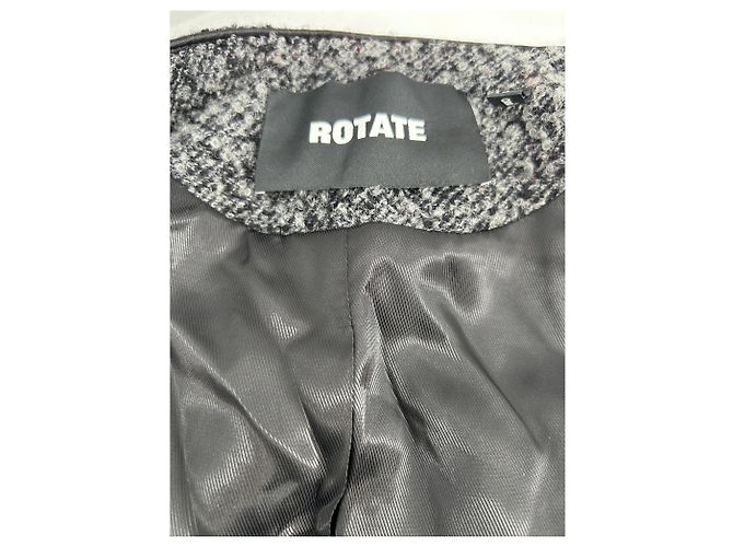 Rotate Jacke aus Wolle Grau - Ansicht 5