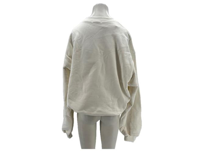Autre Marque THE MANNEI Beiger Baumwollpullover Weiß - Ansicht 2
