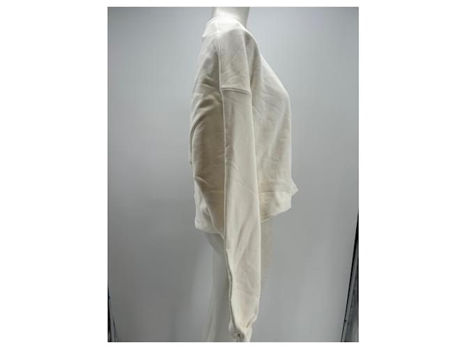 Autre Marque THE MANNEI Beiger Baumwollpullover Weiß - Ansicht 3