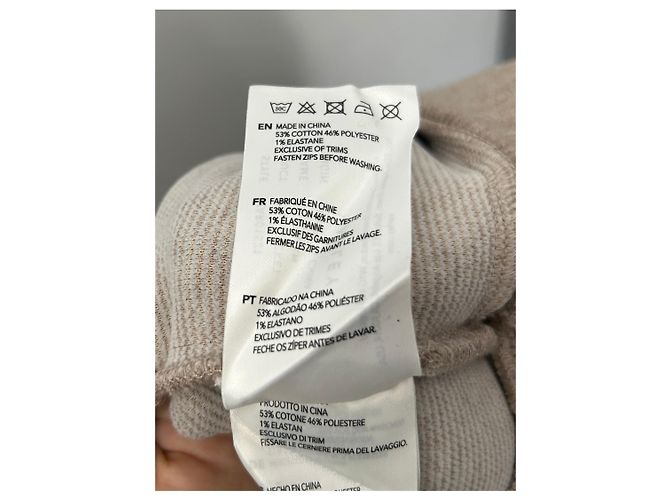 Autre Marque VARLEY Strickjacke braun Baumwolle M - Ansicht 6